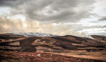 Grouse Moor Heather Burning from The Lie of the Land (2022). (c) Joanne Coates.