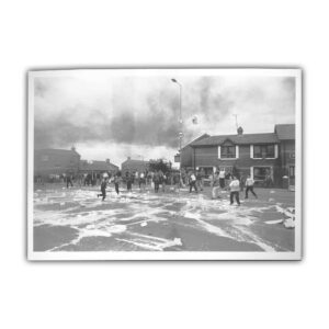 'Milk Riots' Postcard