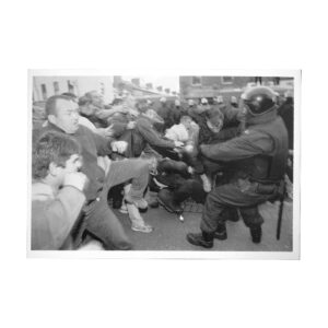 'Residents Protest at Orange Parade' Postcard