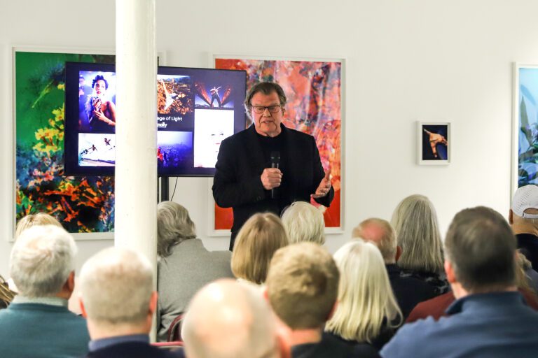 Joe McNally photographer at Belfast Exposed
