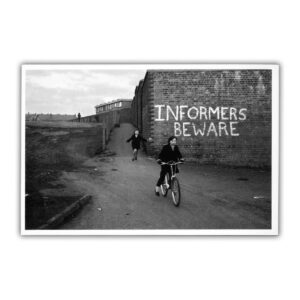 'Informers Beware' Postcard